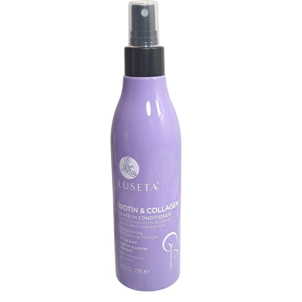 LUSETA BIOTIN & COLLAGEN LEAVE-IN HAIR CONDITIONER‎ Strengthen Thicken Dry Hair